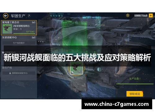 新银河战舰面临的五大挑战及应对策略解析