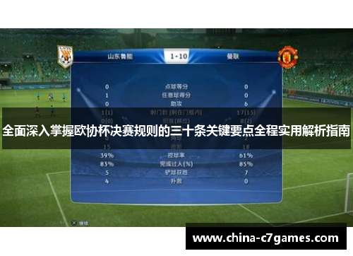 全面深入掌握欧协杯决赛规则的三十条关键要点全程实用解析指南